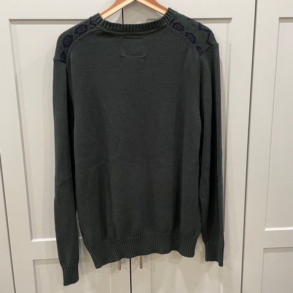 Weatherproof 100% Cotton 'The Holiday Sweater' Dark Green, Navy Blue Small - Picture 5 of 12